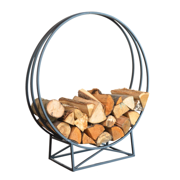 Ronde houtopslag