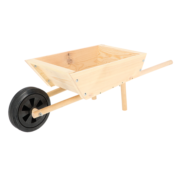 Houten kruiwagen