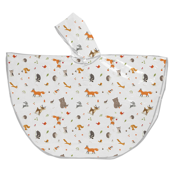Kinderponcho bosdieren