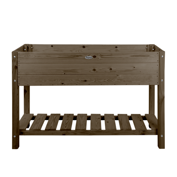 Bruin houten kweektafel L