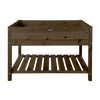 Bruin houten kweektafel XXL