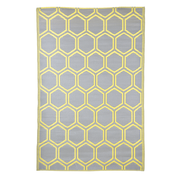 Honingraat tuintapijt