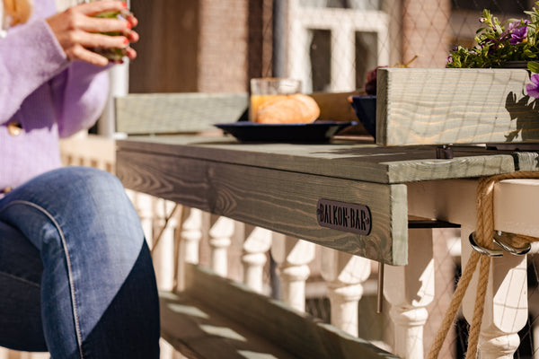 Balkonbar Zijkantjes Blue Grey Wash