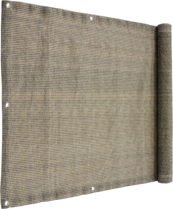 Balkondoek beige/antraciet 300x90cm