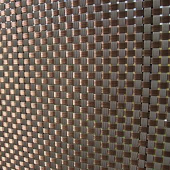 Balkondoek kunststof mocca antraciet 300x90cm