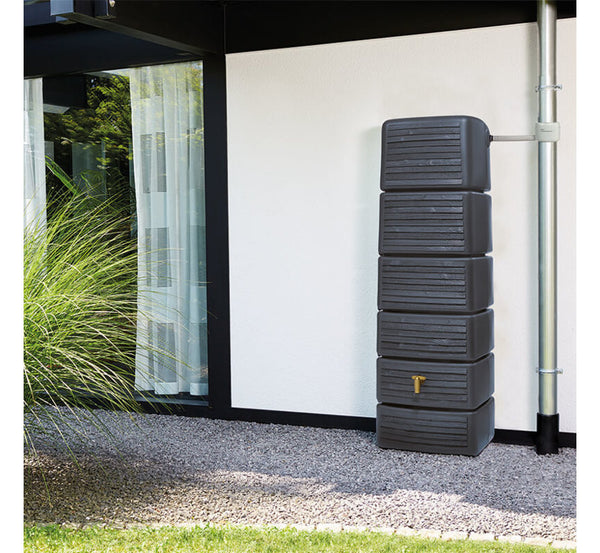 SLIM wandtank 300 ltr Wood Antraciet K