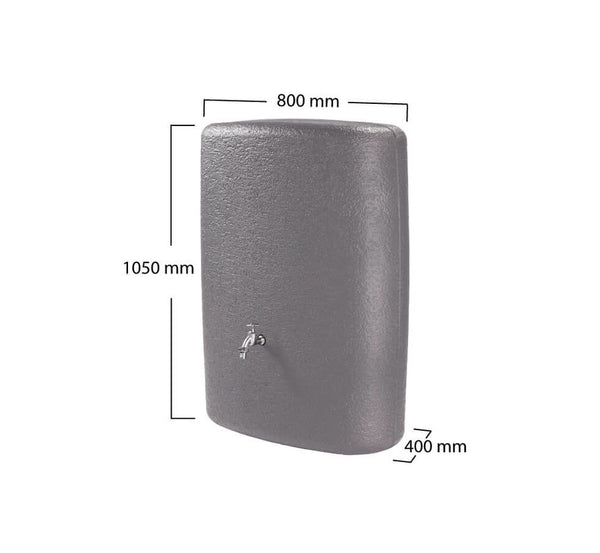 TERRANOVA rain barrel 275 ltr anthracite
