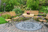 Gartenteppich rund