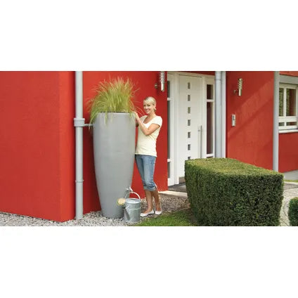 2in1 Regentonne 300 ltr grau C