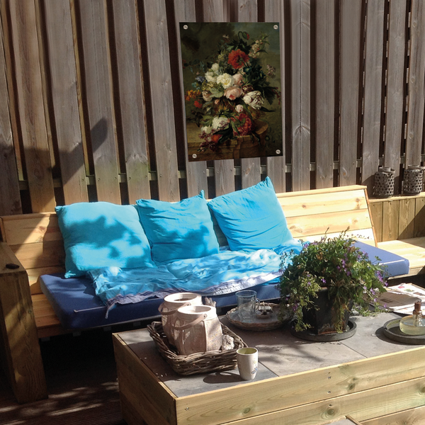 Tuinposter - Stilleven groene tint - 100x70cm