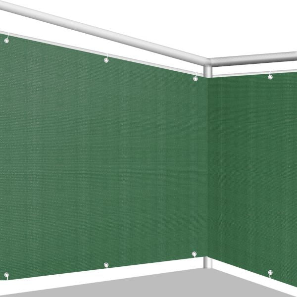 Balkondoek groen 500x90cm