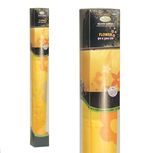 Balkondoek bloem 90 x 300 cm