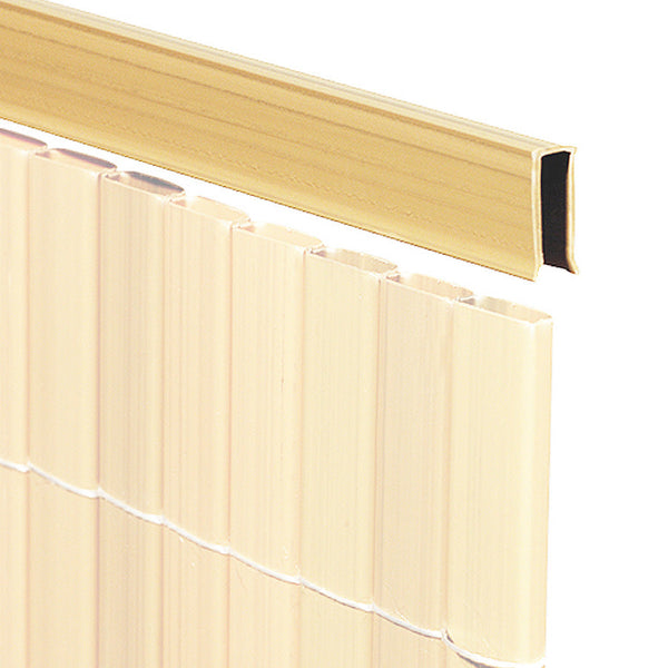 Balkonscherm kunststof bamboe 300x90cm