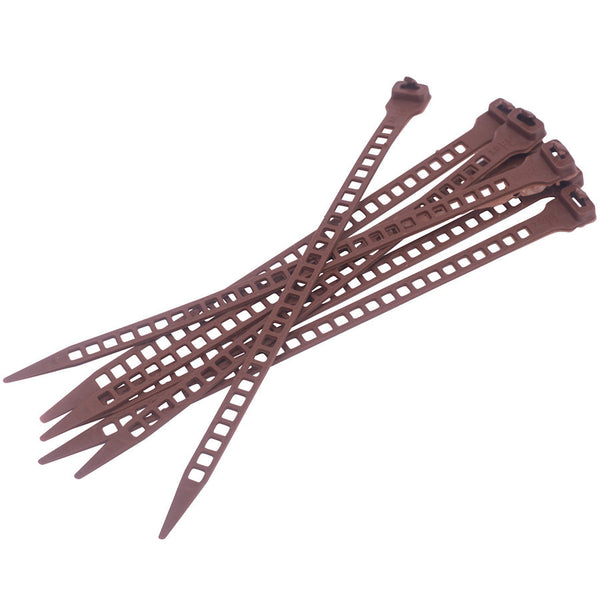 Balkonscherm kunststof walnoot 300x90cm