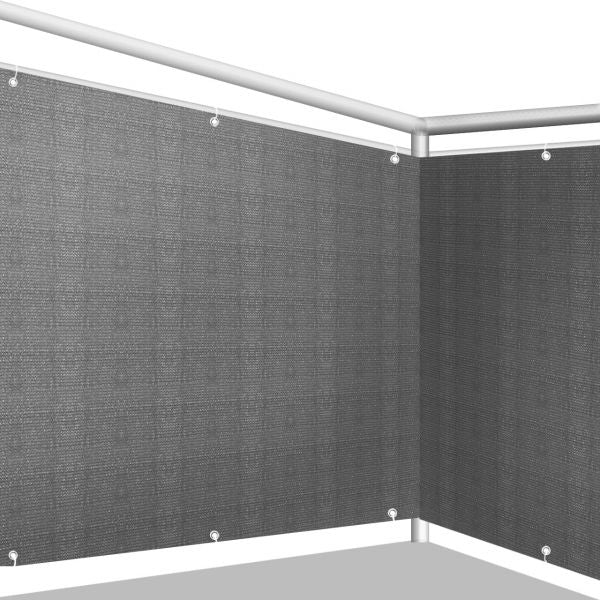 Balkondoek antraciet 300x90cm