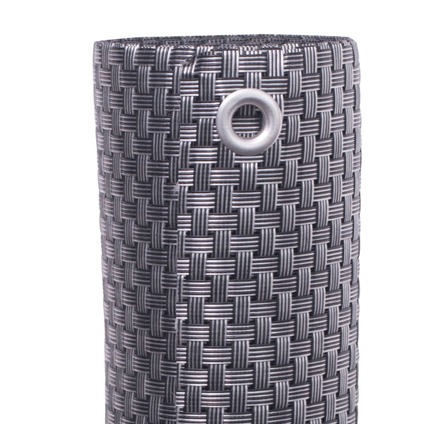 Balkondoek kunststof zilver antraciet 300x90cm