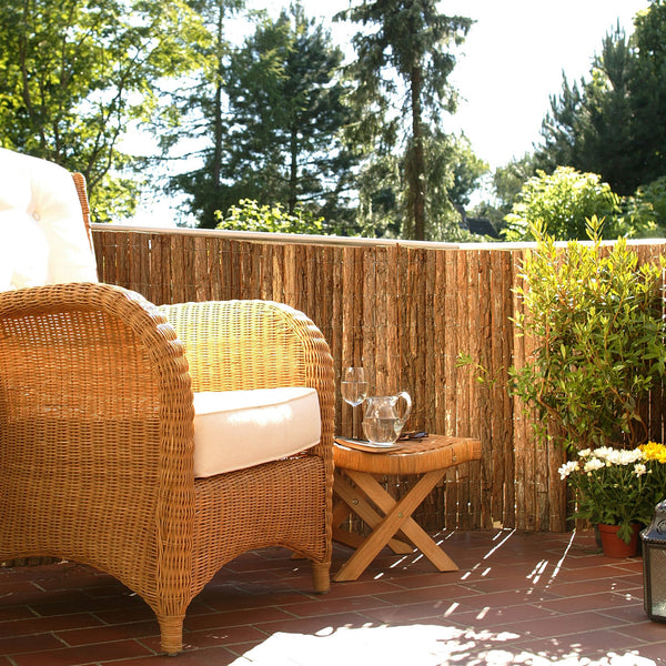 Balkonscherm boomschors 300x90cm