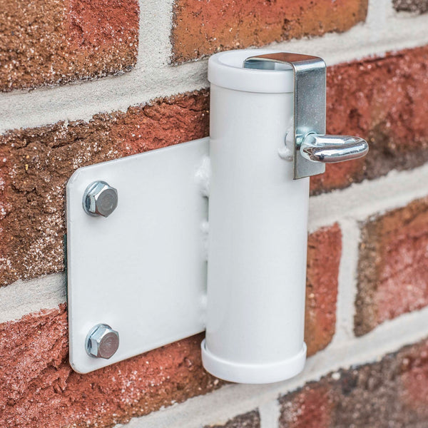 Parasolhouder wand type D wit diam. 2,5cm