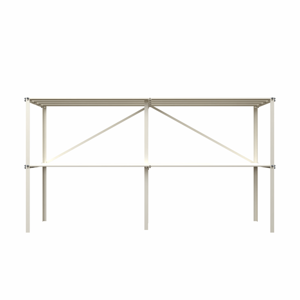 Royal Kweektafel vrijstaand wit90x165x45 cm
