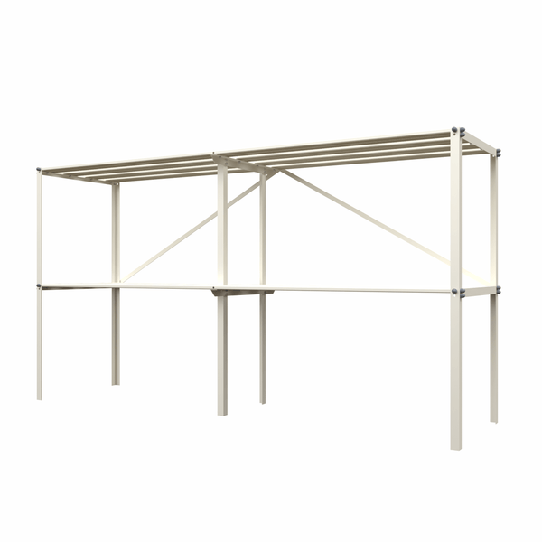 Royal Kweektafel vrijstaand wit90x165x45 cm