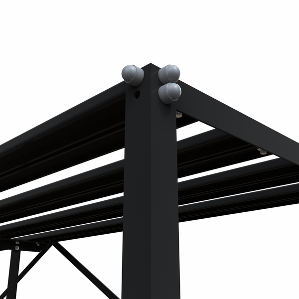 Royal Kweektafel vrijstaand zwart 90x165x45 cm
