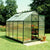 Tuinkas Popular 86 klassiek groen 4 mm polycarbonaat