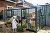 Muurkas Veranda 12,9 antraciet 3 mm veiligheidsglas + 10 mm polycarbonaat