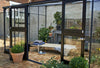 Muurkas Veranda 12,9 antraciet 3 mm veiligheidsglas + 10 mm polycarbonaat