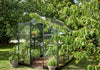 Tuinkas Qube 68 zwart 3 mm veiligheidsglas