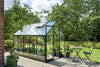 Tuinkas Qube 610 zwart 3 mm veiligheidsglas