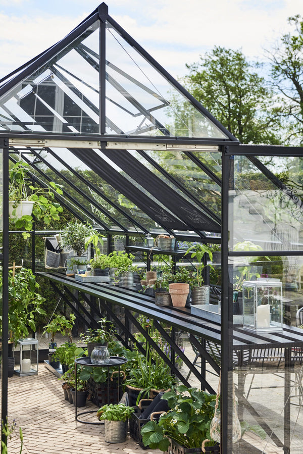 Kweektafel Qube 816, geintegreerd, zwart