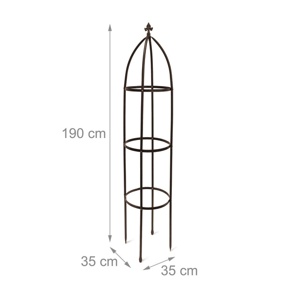 Plantensteun obelisk 190 cm