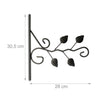 Wall hook leaves