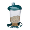 Bird feeding station with suction cup
