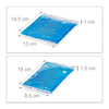 Hot cold pack gel set van 8