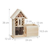 Insect hotel and flower box wood 