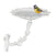 Birdbath cast iron flower