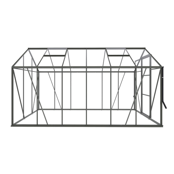Tuinkas Kate IV groengrijs 3 mm veiligheidsglas