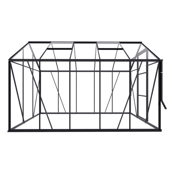 Tuinkas Kate III zwart 3 mm veiligheidsglas