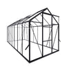 Tuinkas Kate V zwart 3 mm veiligheidsglas
