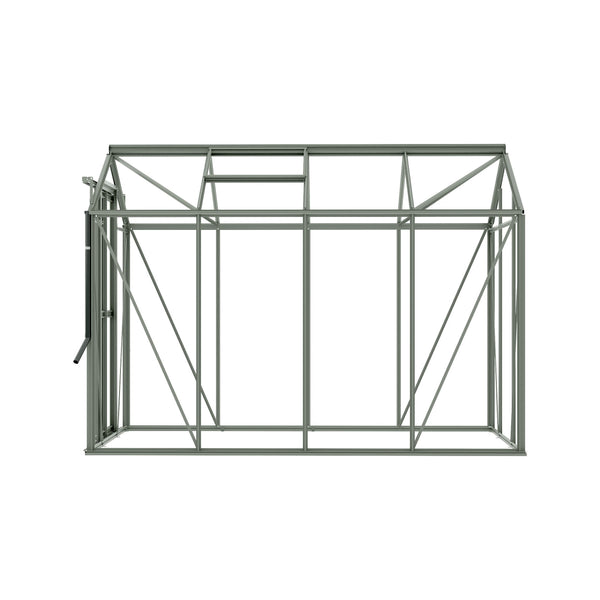 Royal Well Tuinkas Anne III – kleur ‘Groengrijs RAL7009’ met 3mm veiligheidsglas (inclusief fundament)