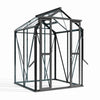 Royal Well Tuinkas Anne I – kleur ‘Zwart RAL 9005’ met 3mm veiligheidsglas (inclusief fundament)