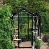 Royal Well Tuinkas Anne I – kleur ‘Zwart RAL 9005’ met 3mm veiligheidsglas (inclusief fundament)