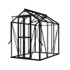 Royal Well Tuinkas Anne II – kleur ‘Zwart RAL 9005’ met 3mm veiligheidsglas (inclusief fundament)