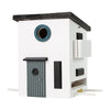 Multiholk Funkis – Design Vogelhuis & Voederhuis (FSC Hout)