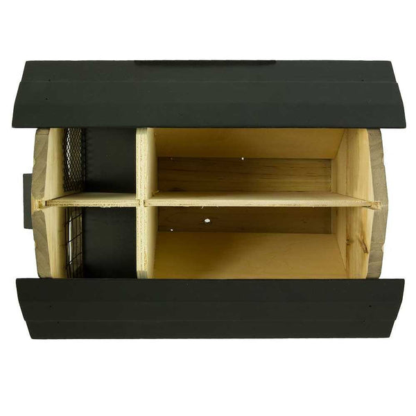 Foderlada bruin schuur voederhuis