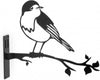 Vogelbescherming Metalen vogel roodborst