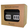 Wildlife Garden - Birdhouse with bath, black