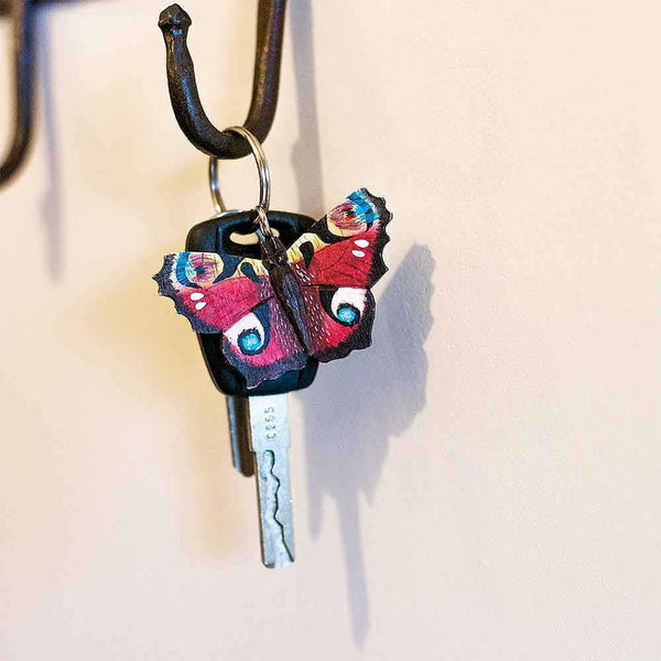 Butterfly keyring