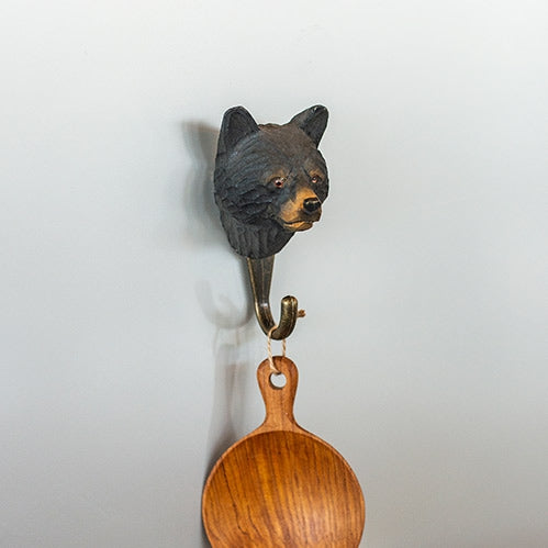 Wildlife Garden - Black Bear Clothes Hook